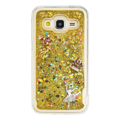 

Dynamic Quicksand Glitter Liquid Soft TPU Case Cover For SAMSUNG G360