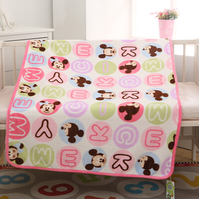 

Disney baby blanket blanket baby blanket children flannel blanket gift box DA745KP02V1490 light powder 120cm