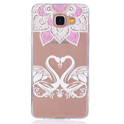 

Swan Pattern Soft Thin TPU Rubber Silicone Gel Case Cover for SAMSUNG GALAXY A3 2016A310