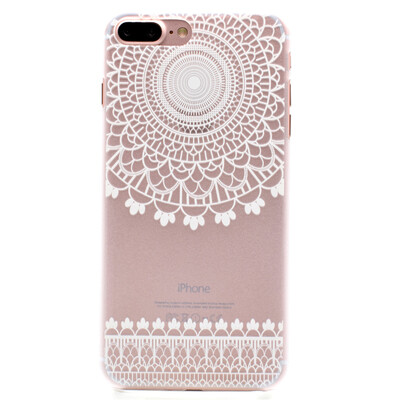 

Skirt flower Pattern Soft Thin TPU Rubber Silicone Gel Case Cover for IPHONE 7 Plus