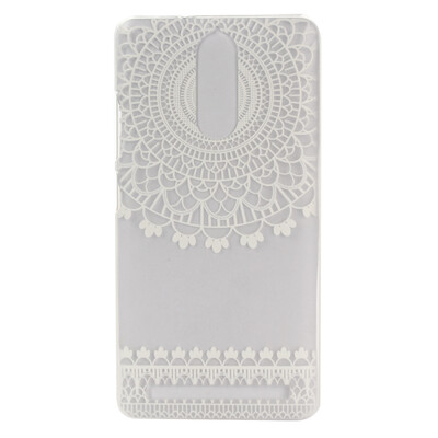 

Юбка цветочным узором Мягкая тонкая резиновая силиконовая оболочка для геля TPU для Lenovo K5 Note