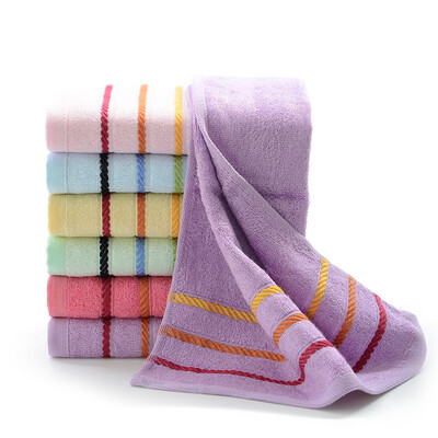 

Bamboo bamboo fiber towel soft absorbent bamboo charcoal face wash towel color section yellow