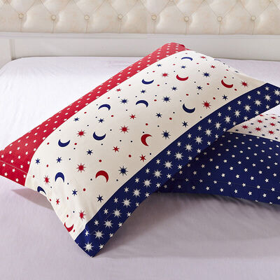 

Jingdong supermarket] Jiuzhou deer pillowcase sets of home textiles cotton pillow sets cotton twill pillow sets of pillow sets of kissing baby a pair of 48 * 74cm