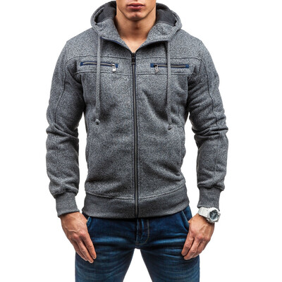 

Zogaa New men's fashion Slim hoody