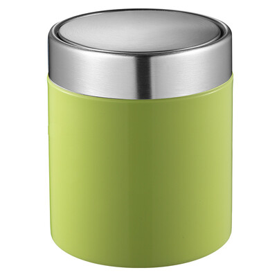 

[Jingdong supermarket] can be (EKO) desktop trash cans household office mini-lid-type trumpet trash cans 9204 green 1.5L