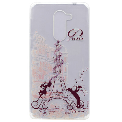 

Music tower Pattern Soft Thin TPU Rubber Silicone Gel Case Cover for Huawei Honor 6X