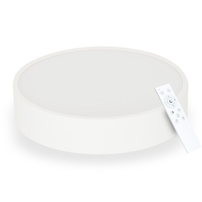 

HD LED Ceiling Light 36W Simple Series Remote Control Promise Dimming All White Bedroom Living Room Light Modern Simple Lighting