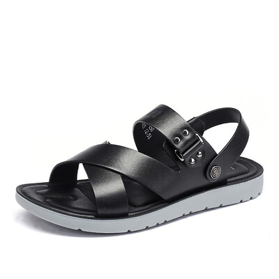 

Старая голова (LAORENTOU) мужская обувь дышащая удобная пляжная обувь Британские повседневные сандалии 3311076 черный 41 ярдов