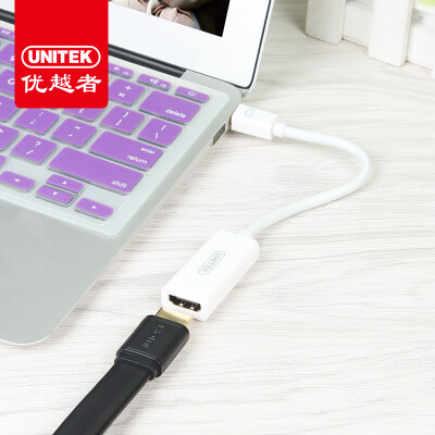 

(UNITEK) Mini DP to DVI Converter Mini Displayport Conversion Cable Apple MacBook Lightning Interface Connector Y-6335WH