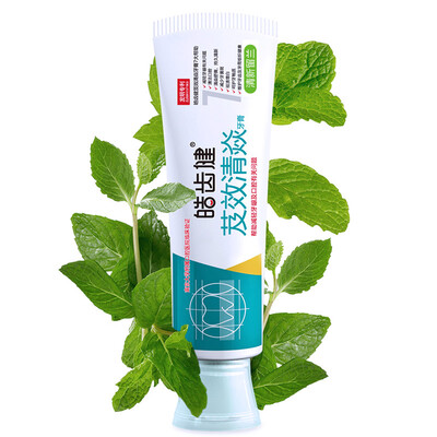 

Hao teeth health Hosjam Achu effect Qing Yan toothpaste fresh stay blue 120g support
