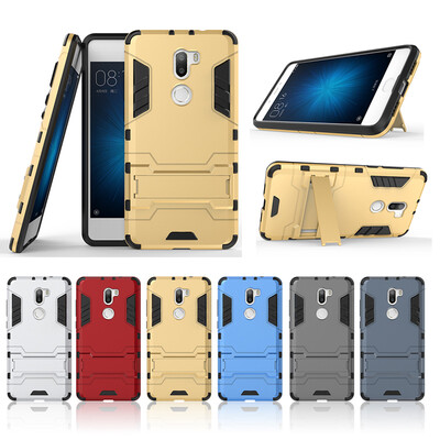 

Золотой Slim Robot Armor Kickstand Ударопрочный жесткий корпус из прочной резины для XIAOMI MI 5S Plus