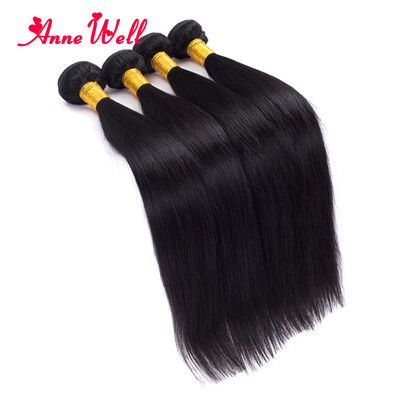 

Peruvian Virgin Hair Straight 4 Bundles Peruvian Straight Human Hair Weave Bundles 100 Virgin Hair Anne Well Hair Products