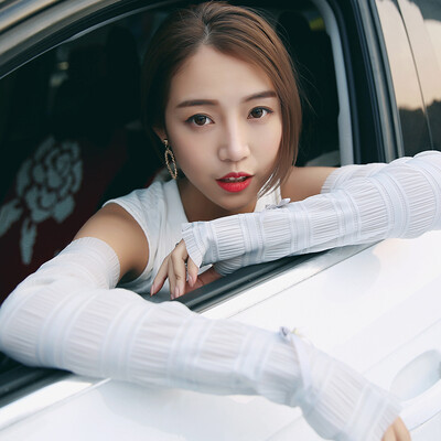 

Jingdong Supermarket] Dusenna (DUSENNA) gray lady sun sets cuff drive ice sleeves long sets of sleeves outdoor sleeves