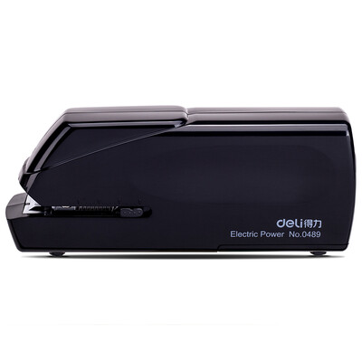 

Deli) 0489 Electric Stapler Electronic Automatic Stapler Stapler (24 / 6,26 / 6) White
