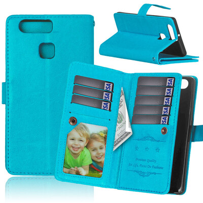 

BlueStyle Classic Flip Cover with Stand Function and Credit Card Slot for HUAWEI P9