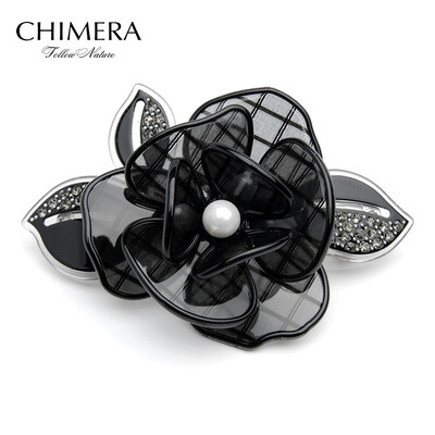 

Chimera (CHIMERA) hair ornaments headdress Hua Yang mood medium hairpin hair horse tail folder cross folder black