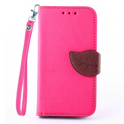 

Pink Design PU Leather Flip Cover Wallet Card Holder Case for Samsung Galaxy Core 2G3559G355H