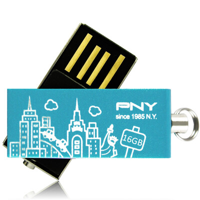 

PNY (PNY) U диск твин диск 16G (Sky Blue)