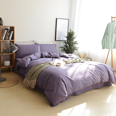 

Byford cotton bed set (duvet cover/fitted sheet/pillow case) 1.2/1.35m bed