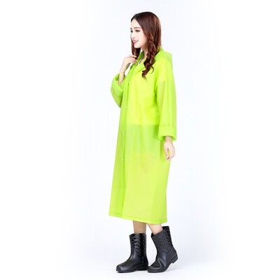 

Pioneer с модным напольным плащом более толстым лобным кукольным мужчинами и женщинами путешествует по альпинизму рафтинг водонепроницаемая одежда портативный прозрачный взрослый дождевик снаряжение походы дождь чай зеленый XL