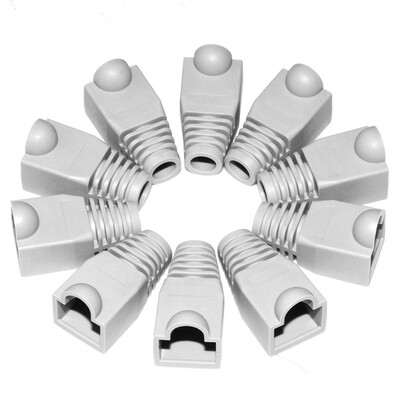 

[Распространение] Jingdong CNCOB CN-SR-065 шесть кристалл голову куртку (100 / мешок) RJ45, сеть 6.7mm 8P8C RJ-оболочка резьбы втулки диафрагмы