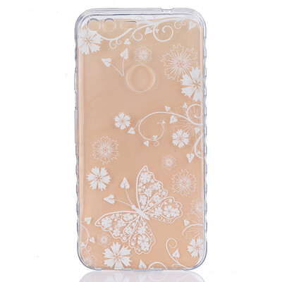 

Белая бабочка шаблон Мягкий чехол тонкий ТПУ резиновый силиконовый гель чехол для Google Pixel