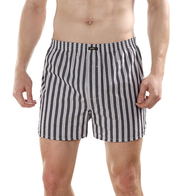 

Men &39s underwear pure cotton casual shorts home pants Arrow pants stripes line 180 86A
