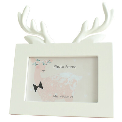 

Jingdong Supermarket Yiko home creative photo album photo album 6 inch creative photo frame send girlfriend birthday gift pink antlers picture frame