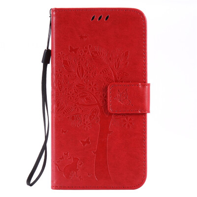 

Red Tree Design PU Leather Flip Cover Wallet Card Holder Case for HUAWEI Y5II