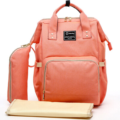 

aardman mommy bag multi-functional large capacity mummy bag shoulder backpack fashion moms package HY-1706 orange