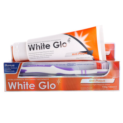 

Хаи Бао (White Glo) моли отбеливающая зубная паста комплект (зубная щетка зубная паста 150г + щетка пакет 1 + 1 межзубные) импортируется из Австралии