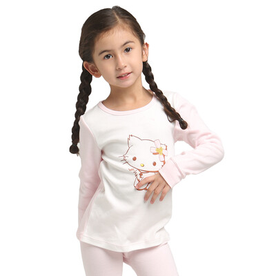 

VIV & LUL Children's underwear sets Women's cotton autumn and winter underwear sets DL418213 Pink 110cm