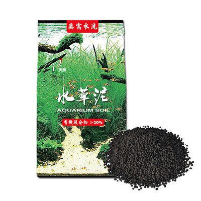 

Li Yu (LIYU) 1L bags of water grass mud is not easy to powder not muddy water Amazon black mud presented grass base fertilizer