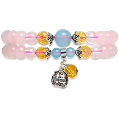 

Stone (istone) blessing full of Furong stone powder multi-layer bracelet
