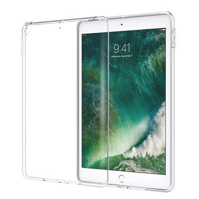 

BIAZE Apple, новый IPad защитной крышки +2017 новой iPad7 защитной оболочка Выдерживает падение силиконового рукав тонких прозрачной мягкой оболочка прозрачные белые свежие серии PB02-