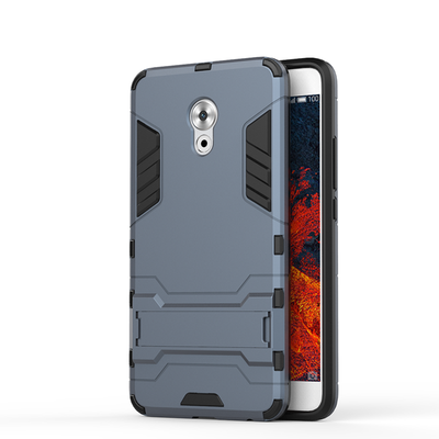 

Темно-синий Slim Robot Armor Kickstand Ударопрочный жесткий корпус из прочной резины для MEIZU Pro 6 Plus