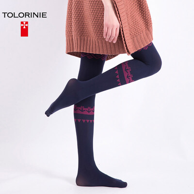 

Jingdong supermarket] TOLORINIE stockings geometric stitching jacquard pantyhose spring and summer rendering sexy pantyhose 【1 group】 K1126C9899