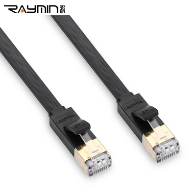 

Rui Ming RA670BK-1500 семь видов сверхвысокоскоростной плоской линейной витой пары на экранированной проволочной сетке с позолоченным интерфейсом с луженым медным сердечником из нержавеющей стали 15м черного цвета