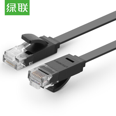 

Green Alliance UGREEN Category 6 cable six Cat6 eight core twisted pair cable Gigabit network cable computer network jumper finished cable 30 meters gray 20183