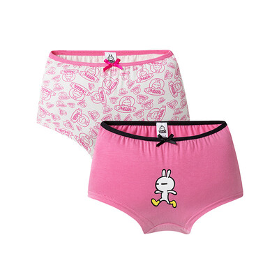 

DICI (DICI) children's cotton underwear girls in the big children's baby children's clothing girls girls triangular corner angle shorts 5C004B0 plum white flowers 130