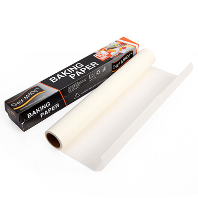

Learning kitchen CHEF MADE 10 m oil paper silicone oil paper vanilla paper roasted paper oven baking paper thickened double-sided silicone oil paper 10 m WK9135
