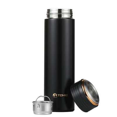 

Jingdong supermarket] special carved (TOMIC) insulation Cup stainless steel vacuum men's women cups 1BBS9029 black