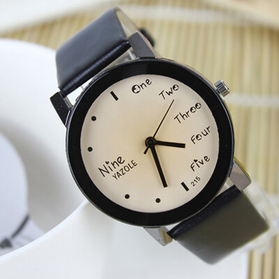 

Английский минималистской моды щедрые европейские и американские популярные горячие пары часов мужские и женские студентов YZL0532TH-1