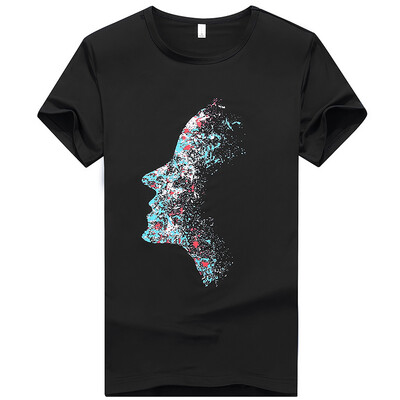 

Антарктический Nanjiren футболки мужские модели простой сплошной цвет футболки и удобный большой размер 3XL белых мужчин 17030NJT95