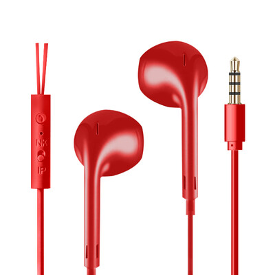 

Newman (Newmine) NM-LK06 fully compatible wire-controlled music phone headset red