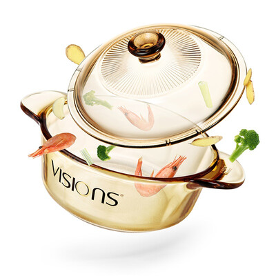 

Jingdong supermarket] Corning VISIONS 0.8L crystal clear transparent glass soup pot (for infants and young children) VS-08 / R / CN