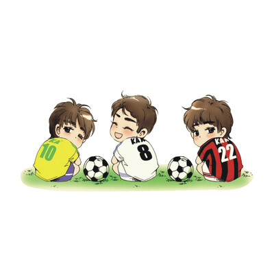 

Сюань выигрывает специальный водонепроницаемый солнцезащитный крем наклейки наклейки автомобиль автомобиль мило звезда футбола Кака Captain Tsubasa сочетание наклейки для автомобиля