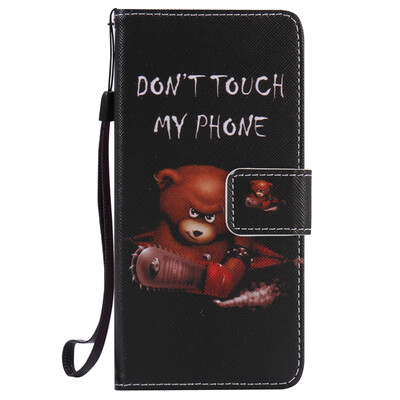 

Black Bear Design PU Leather Flip Cover Wallet Card Holder Case for SONY XA