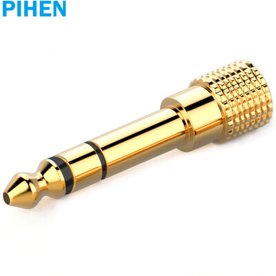 

Постоянный продукт микрофонный адаптер (PIHEN) PH-YPX005 от 6.5мм до 3.5мм микрофон женщина передачи голова мужчины MIC домашний кинотеатр PC аудио Gold преобразователя