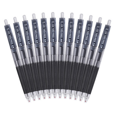 

Morning Light M&G Elite Series E01 05mm Black Bullet Gel Pen Pen Pen 12Box AGP89703